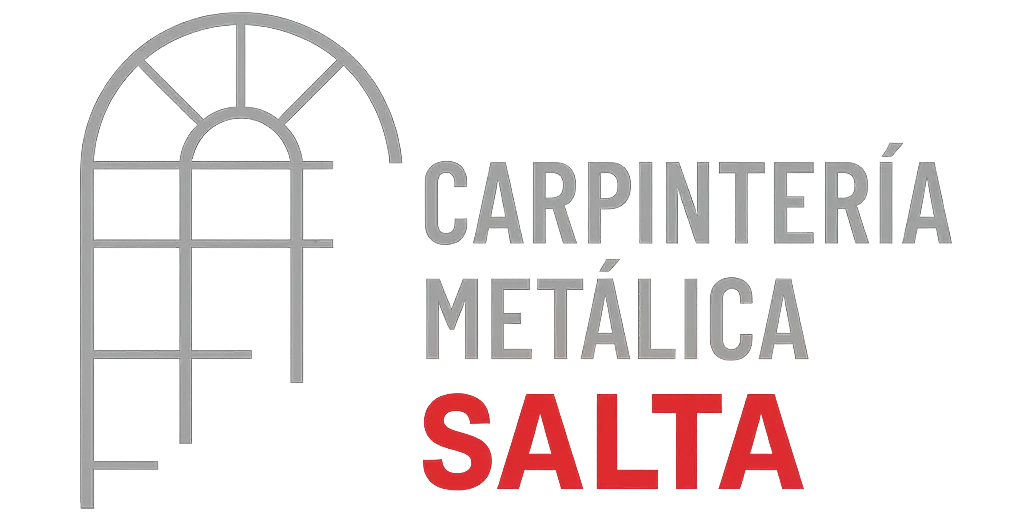 Logotipo con el marco de la ventana y las letras grises